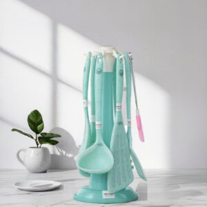 Mint Green Silicone Measuring Set with Stand