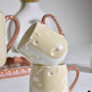 Classic Porcelain Tea Set - 9 Piece with Teapot & Tray - Image 3
