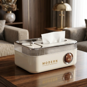 Elegance Wooden Tissue Box - Image 1