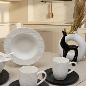 Modern Luxury Dinnerware – 39 Pieces - Image 3